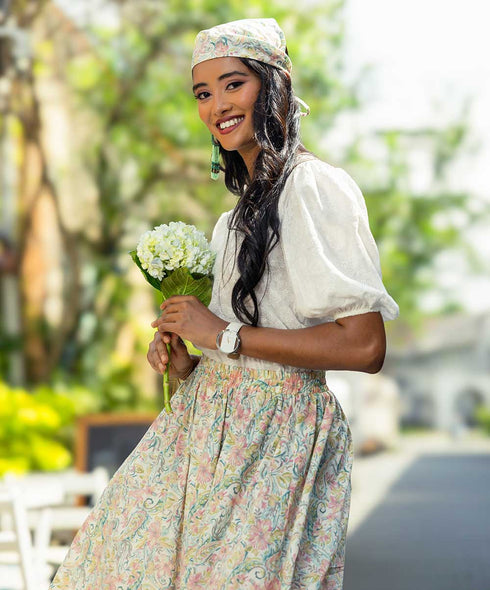 Three Quarter Sleeve Cutlon Top